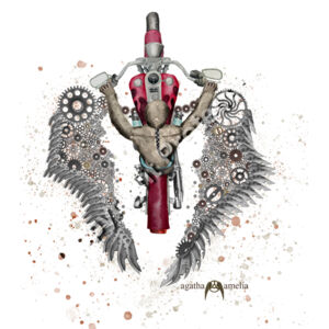 Angel Biker Red Harley Thumbnail