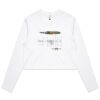 AS Colour - Women's L/S Crop Tee Thumbnail