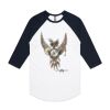 AS Colour - 3/4 Raglan Baseball Sleeve Tee Thumbnail