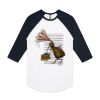 AS Colour - 3/4 Raglan Baseball Sleeve Tee Thumbnail