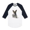 AS Colour - 3/4 Raglan Baseball Sleeve Tee Thumbnail