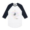 AS Colour - 3/4 Raglan Baseball Sleeve Tee Thumbnail