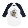 AS Colour - 3/4 Raglan Baseball Sleeve Tee Thumbnail