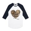 AS Colour - 3/4 Raglan Baseball Sleeve Tee Thumbnail