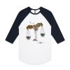 AS Colour - 3/4 Raglan Baseball Sleeve Tee Thumbnail