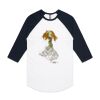 AS Colour - 3/4 Raglan Baseball Sleeve Tee Thumbnail