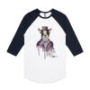 AS Colour - 3/4 Raglan Baseball Sleeve Tee Thumbnail