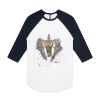 AS Colour - 3/4 Raglan Baseball Sleeve Tee Thumbnail