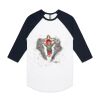 AS Colour - 3/4 Raglan Baseball Sleeve Tee Thumbnail