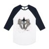 AS Colour - 3/4 Raglan Baseball Sleeve Tee Thumbnail