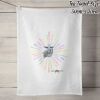 100% Linen Tea Towel - Off White Thumbnail