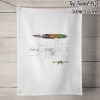 100% Linen Tea Towel - Off White Thumbnail