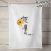 100% Linen Tea Towel - Off White Thumbnail